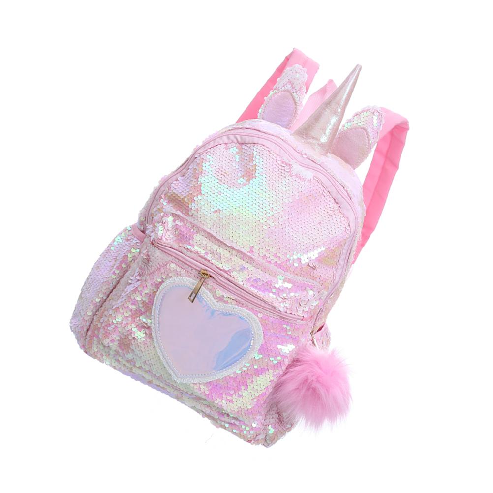 1 Ba Lô Chói Mắt Kỳ Lân Tóc Tiên Đầm Sinh Đựng Dễ Thương Tất Học Ba Lô Daypack cho Bé Du Lịch Trẻ Em
