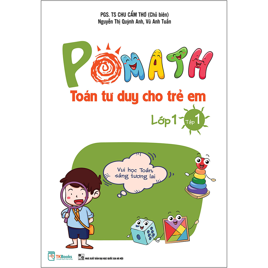 Combo Pomath Toán Tư Duy Cho Trẻ Em Lớp 1 (Bộ 2 Tập)