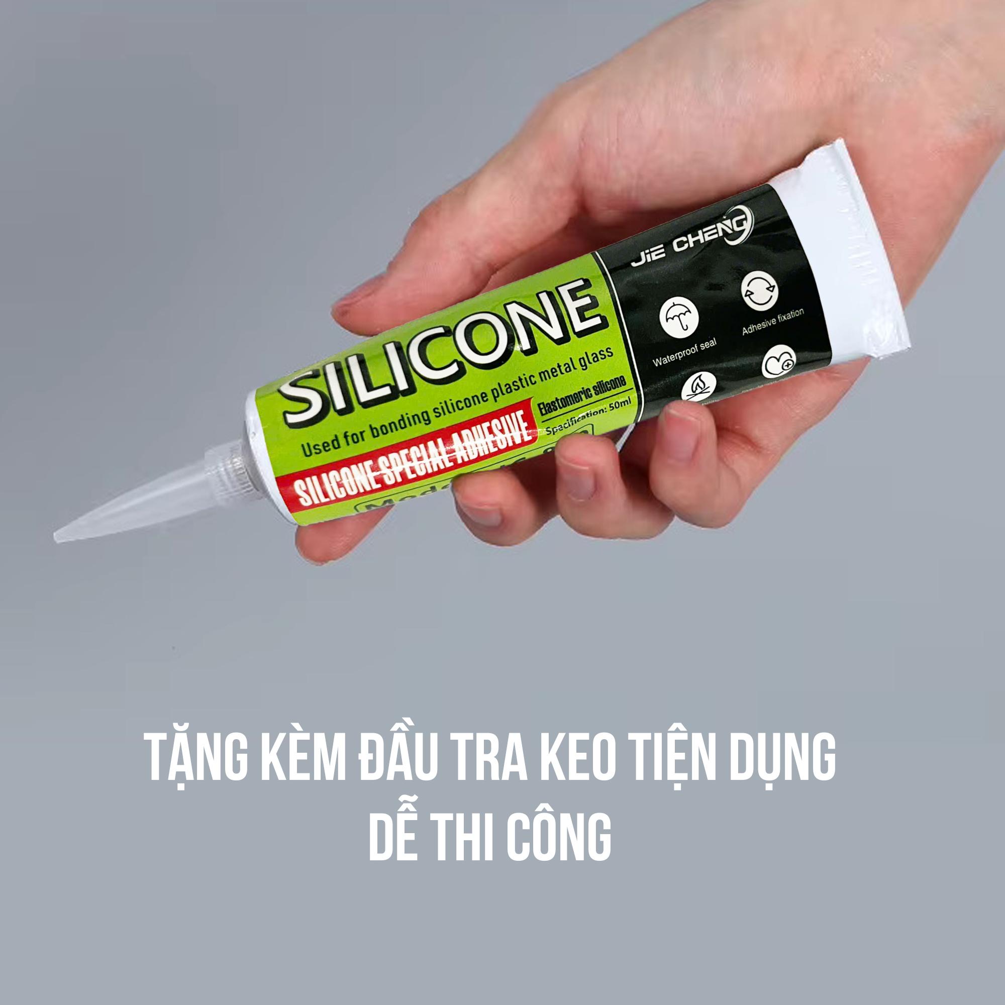 Keo dán silicon gia dụng trong suốt không thấm nước chịu nhiệt độ cao cấp thực phẩm