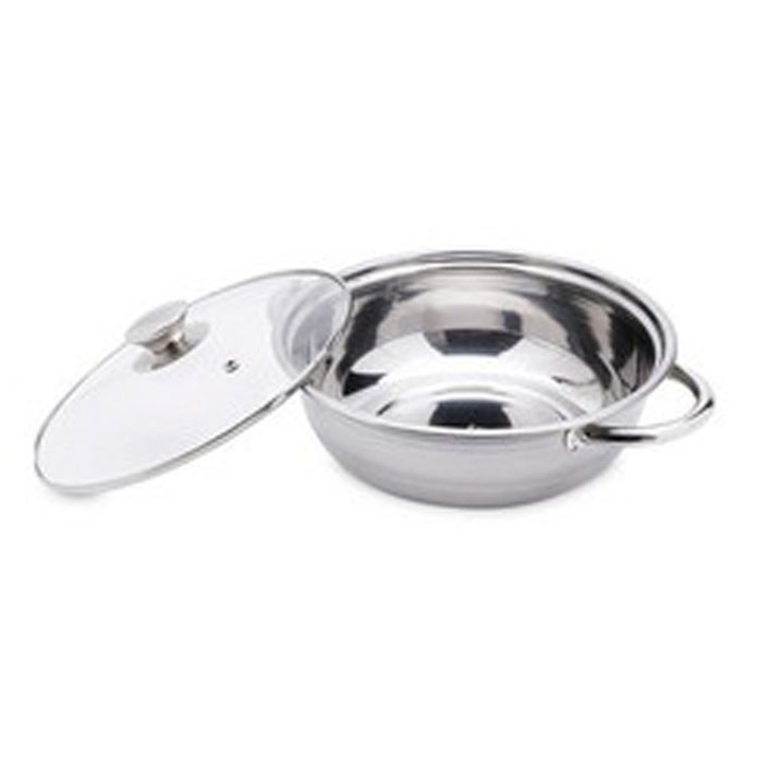 Nồi Lẩu Inox Rainy Nắp Kính -Nhiều size