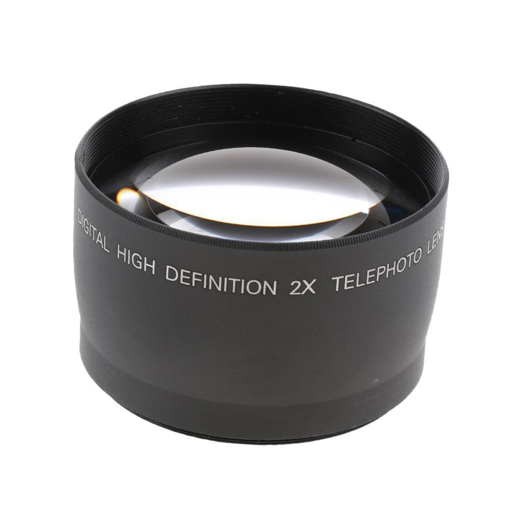 58mm 2X photo Lens Converter for Canon Nikon Sony Pentax 18-55mm