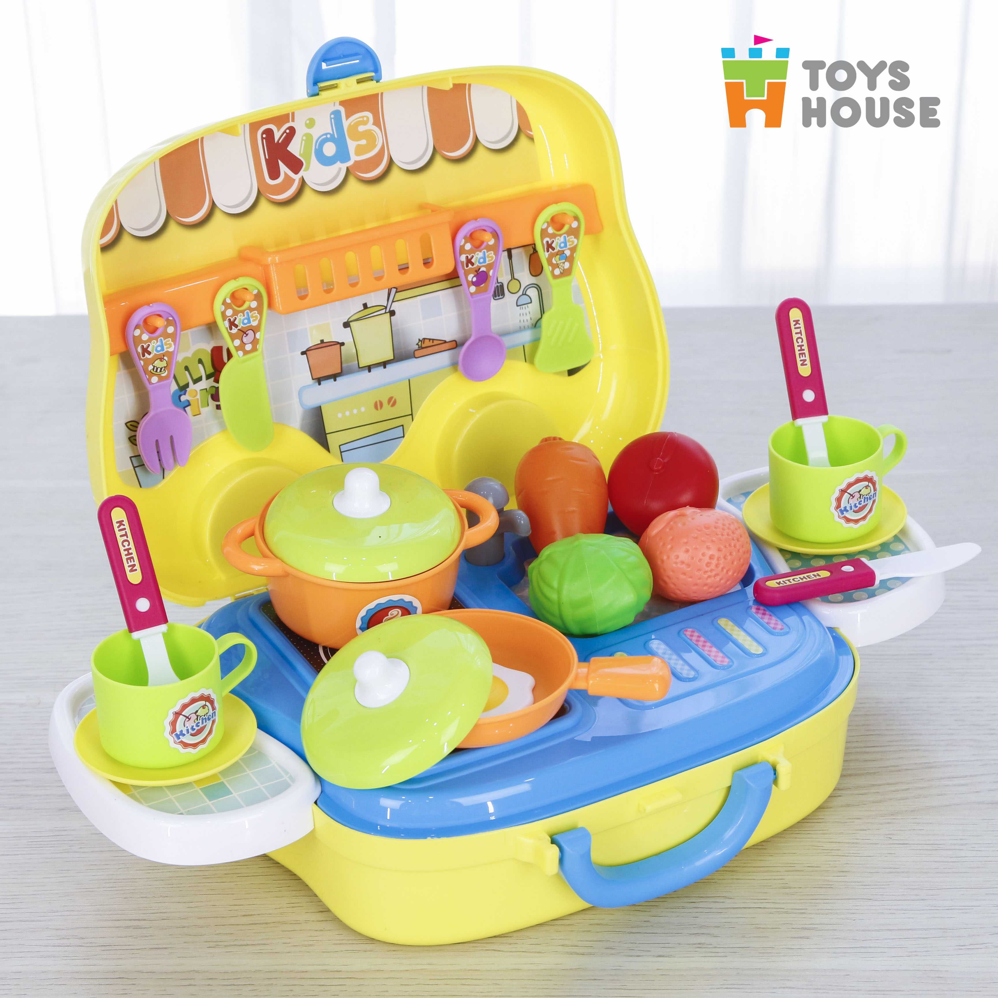 Hộp bếp nấu ăn hình ô tô Toys House 008-919