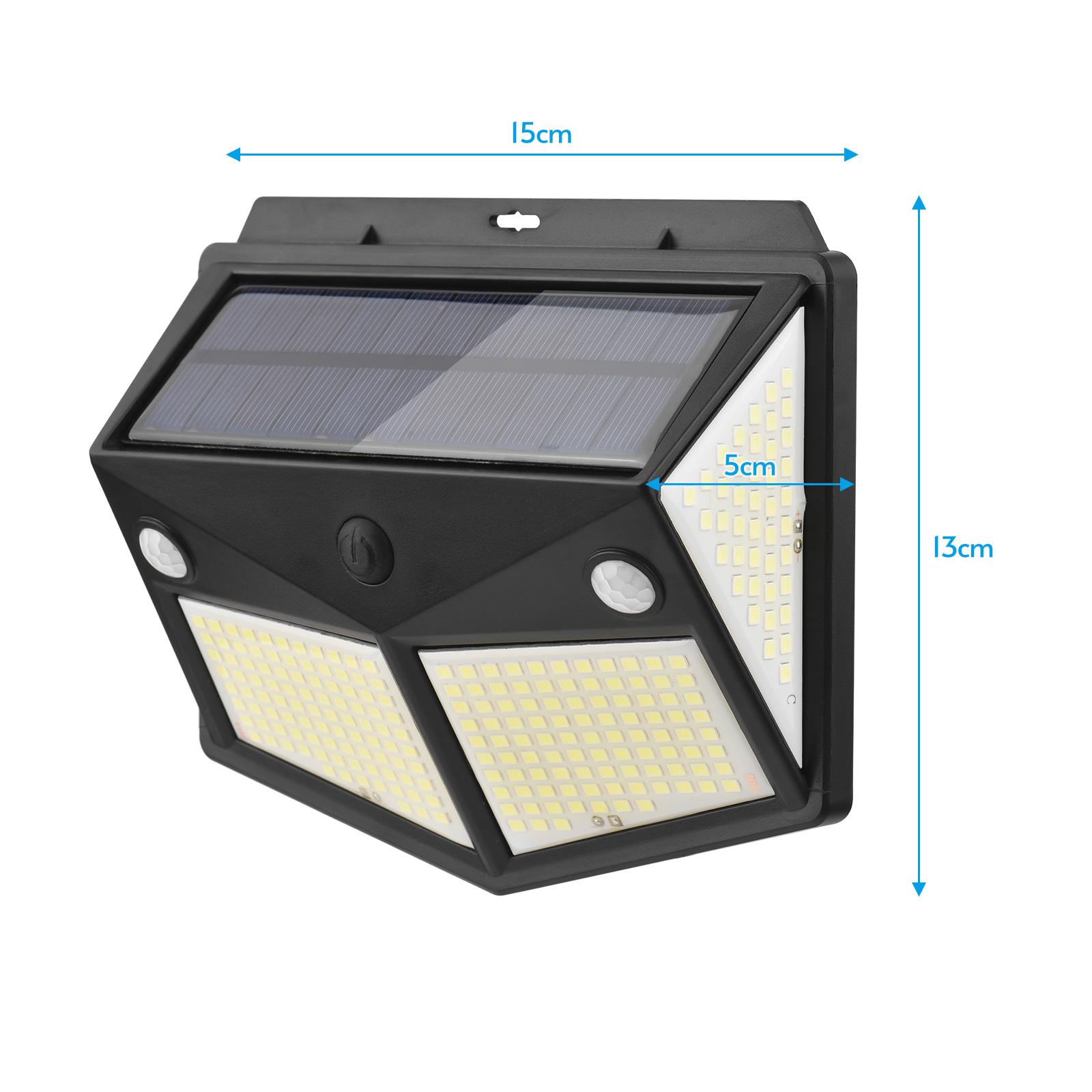 Set 2 Đèn Ngoài Trời Năng Lượng Mặt Trời Cảm Biến Chuyển Động Thông Minh Tự Động 3 Chế Độ Chiếu Sáng