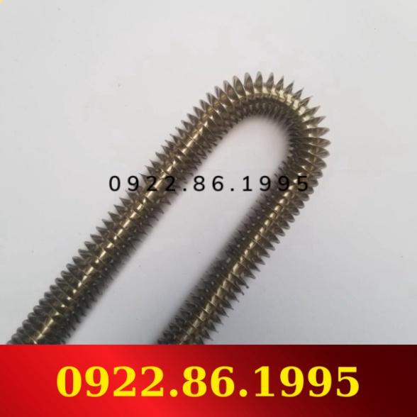 Điện trở sấy khô chữ U 90cm công suất 1KW 2KW điện áp 220V 380V có cánh tản nhiệt hàng nhập