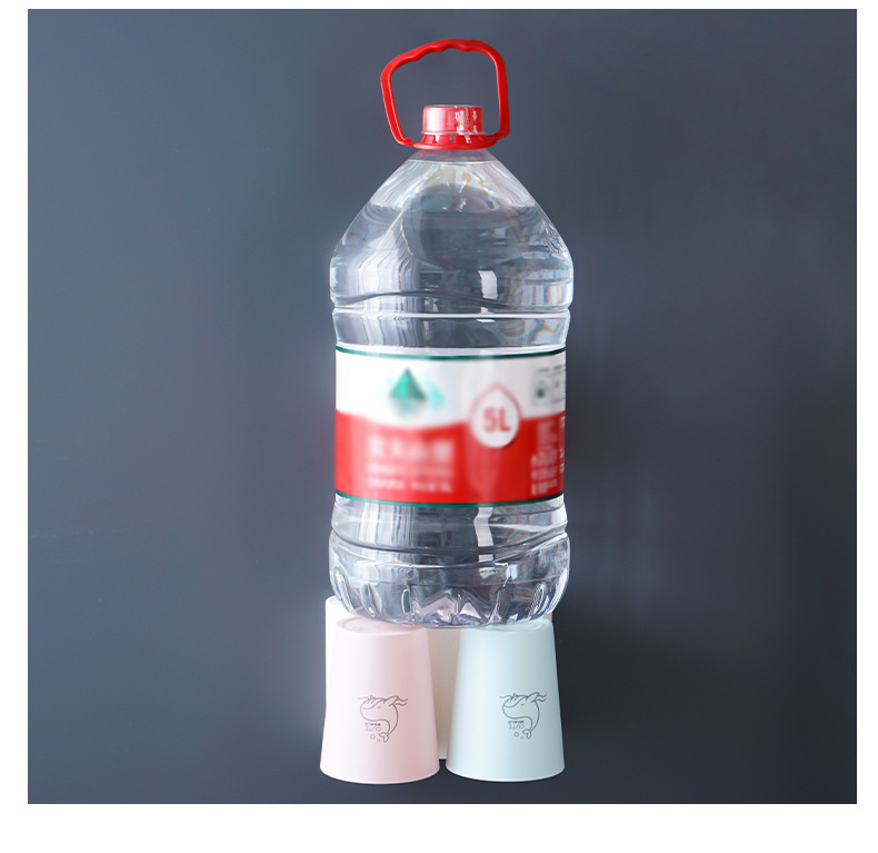 Kệ đựng bàn chải kem đánh răng EC3 - kèm 02 cốc lúa mạch dính tường tiện dụng