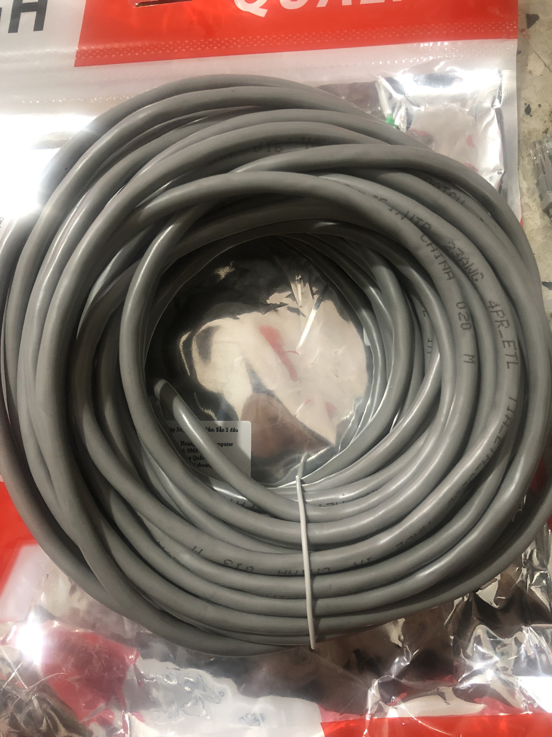 Dây Cáp Mạng Cat6 Bấm Sẵn 2 đầu