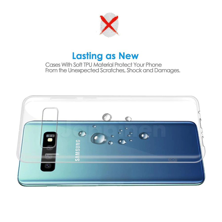 Ốp lưng dẻo dành cho Samsung Galaxy S10 Plus hiệu Ultra Thin mỏng 0.6mm chống trầy - Hàng chính hãng