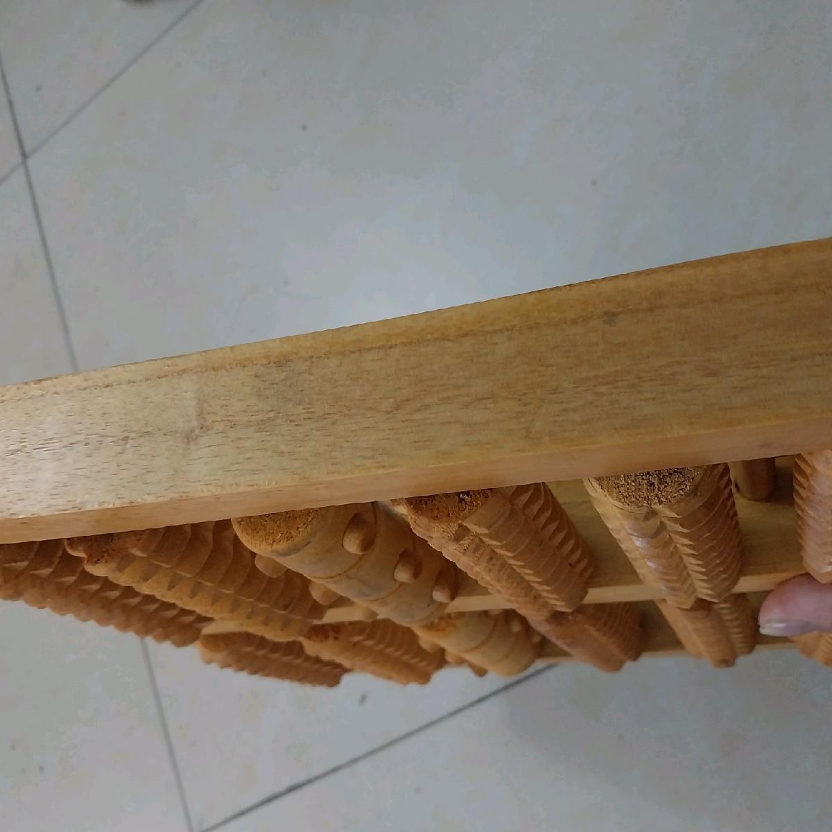 Bàn lăn massage chân bằng Gỗ cao cấp, Cây lăn chân 6 thanh Gỗ siêu tiện dụng-CG001-Massage-ChanGo