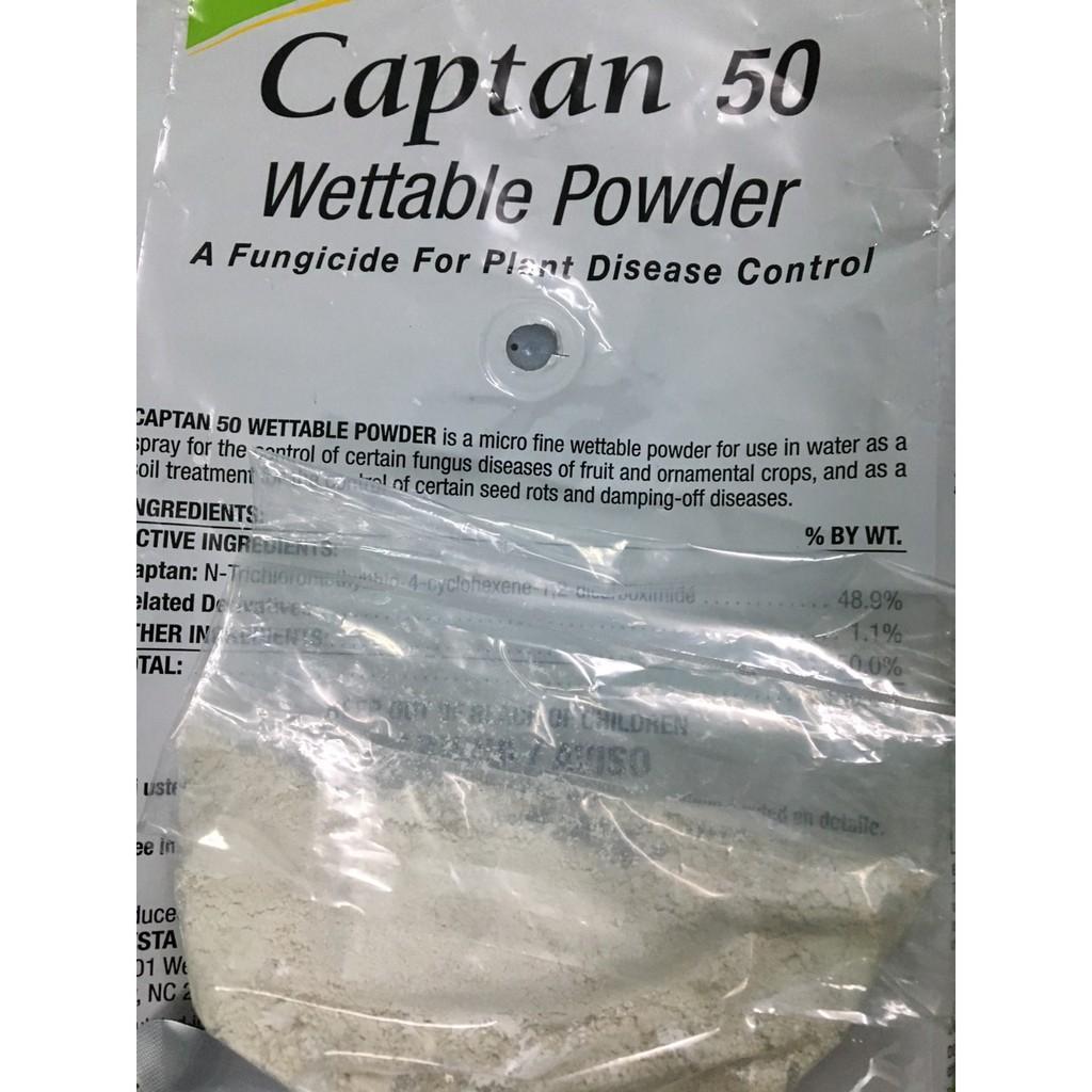 Sản phẩm TRỪ BỆNH HẠI CÂY CAP TAN gói 50g - hàng nhập từ Mỹ được ra từ gói lớn