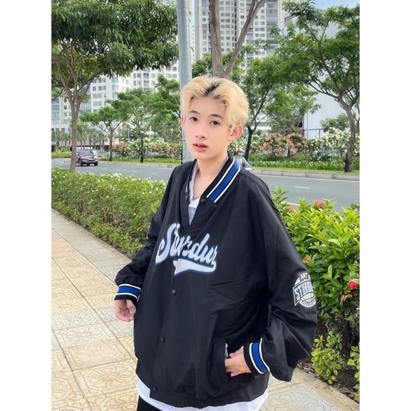 Áo Bomber Jacket Dù 2 Lớp STURDUR Unisex Nam Nữ Phong Cách Hàn Quốc, kiểu dáng thể thao năng động