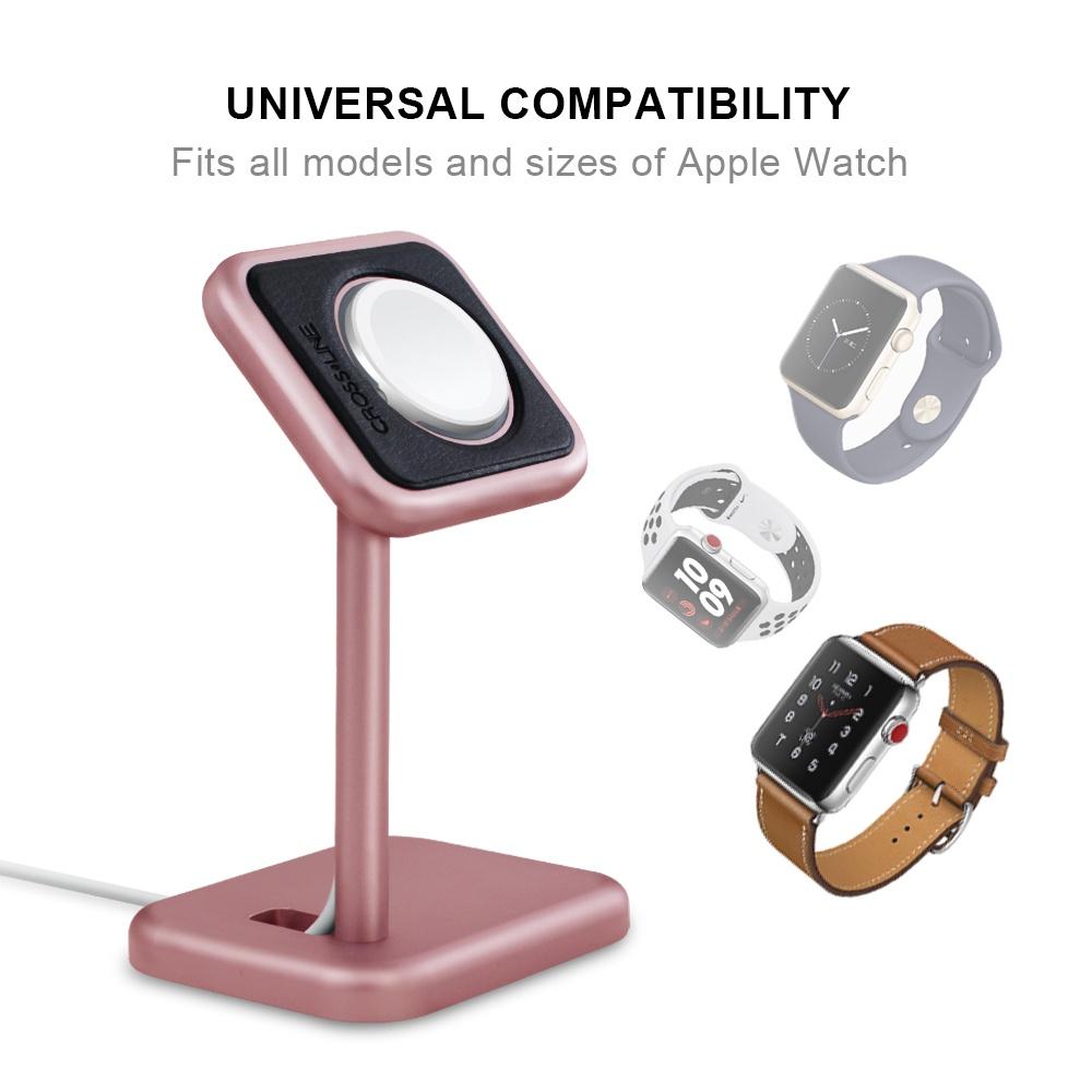 Đế sạc Apple Watch, Đồng hồ thông minh dạng treo sạc kiêm giá đỡ hợp kim nhôm tinh tế.