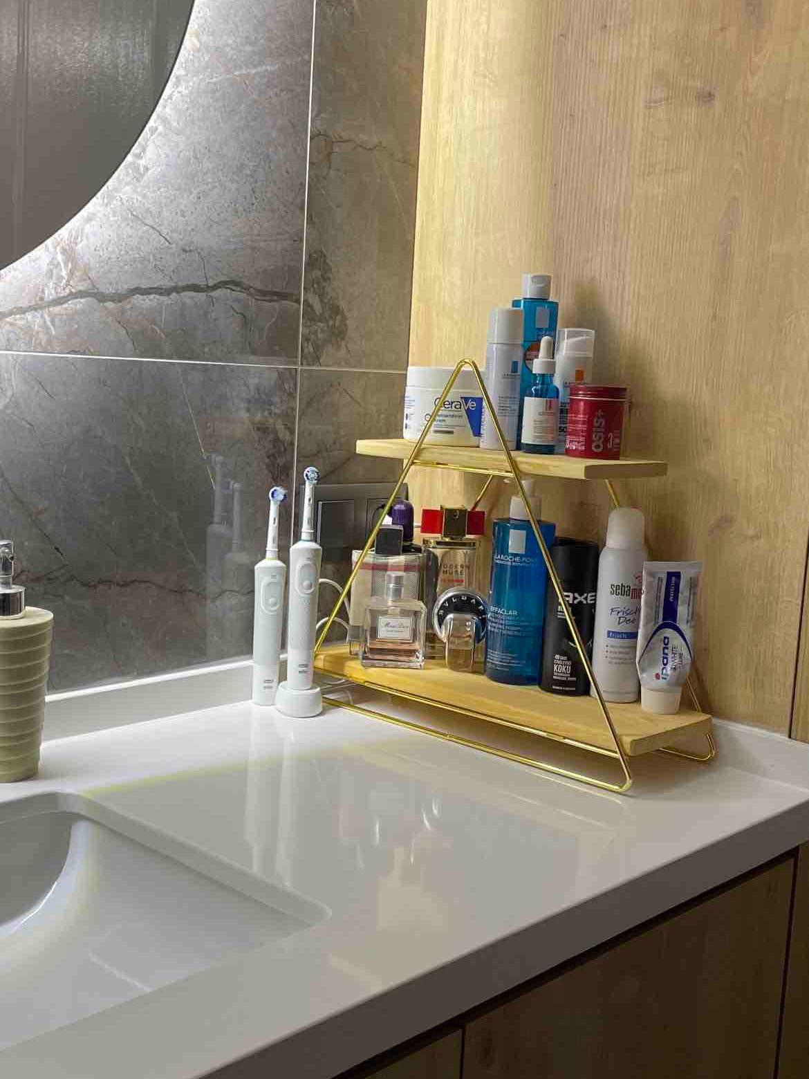 Tam Giác Gỗ Dịch Vụ Giá Đỡ Để Bàn Kệ Sắp Xếp Nhà Bếp Phòng Tắm Lưu Trữ Quản Lý Bàn Dịch Vụ Giá Đỡ Đồng Hồ Trang Trí Nhà Cửa