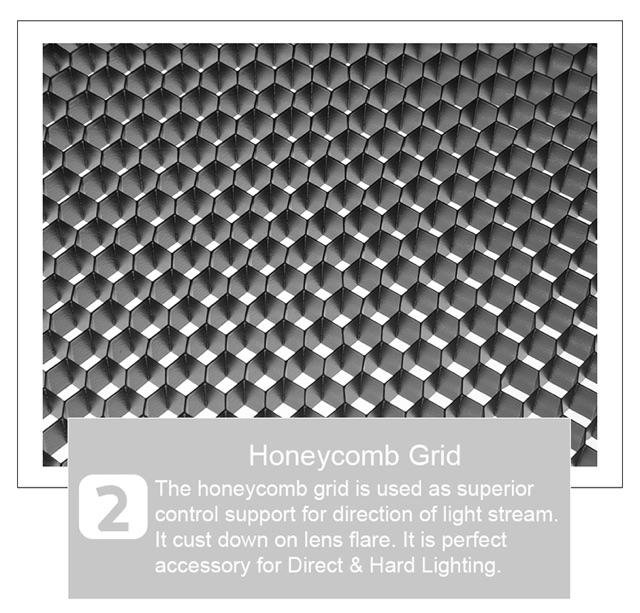 Bộ Barndoor, Honeycom, 4 Filter Màu