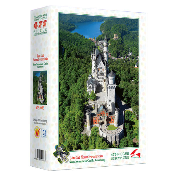Tranh xếp Hình Tia Sáng Lâu Đài Neuschwanstein