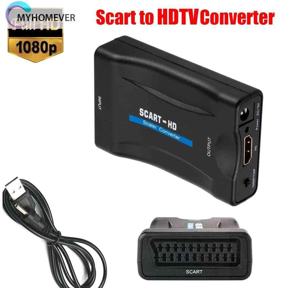 Bộ ChuyểN ĐổI Âm Thanh / Video SCART Sang HDMI 1080P