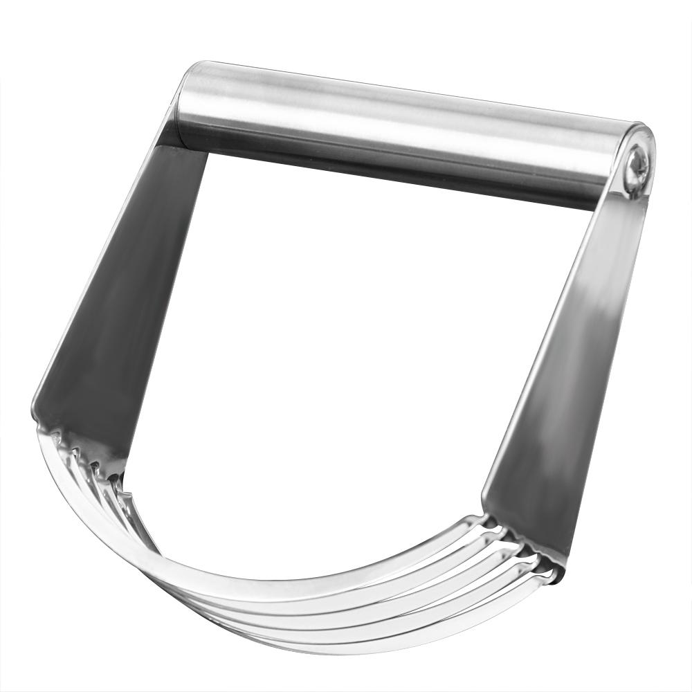 Lontime Stainless Steel Handle Dough Blender Whisk Eggs Mixer Tool Bakeware