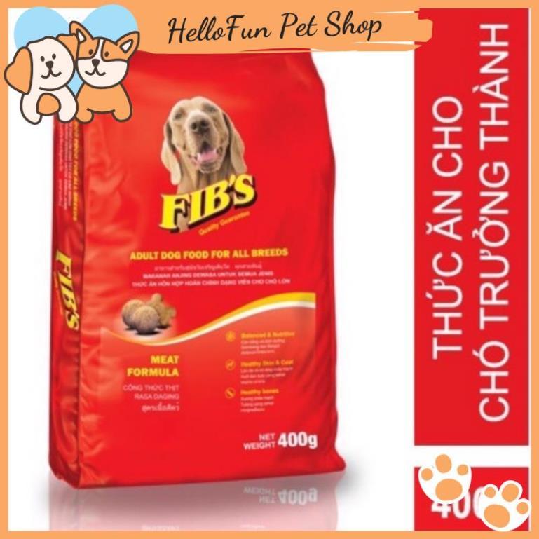 Thức ăn hạt Fibs cho chó trưởng thành 400g