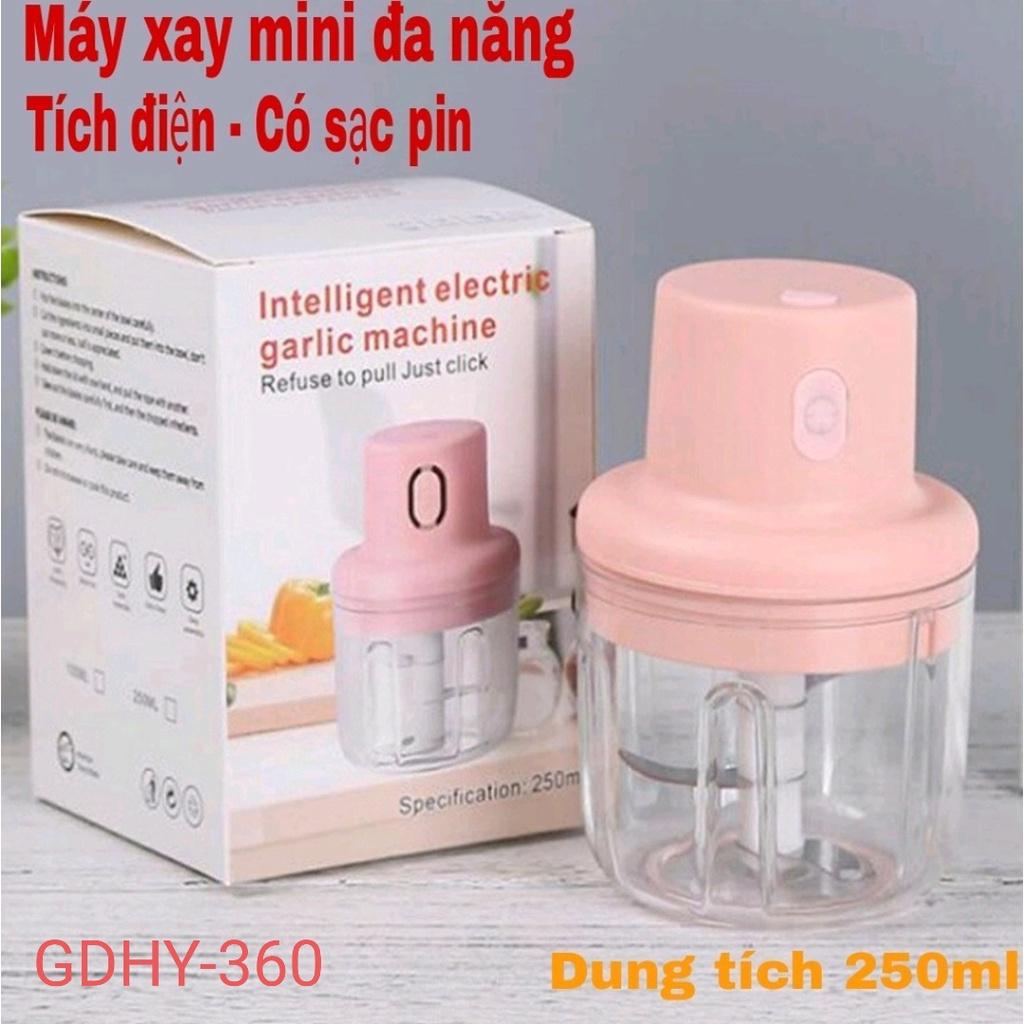 Máy Xay Đa Năng, Máy Xay Tỏi Ớt Mini Cầm Tay Sạc Pin Nhỏ Gọn 2021.