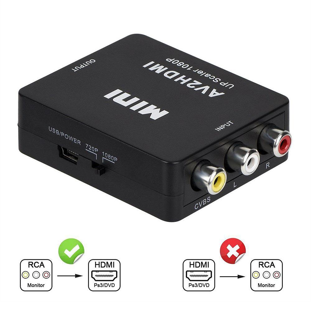 Bộ chuyển đổi sạc USB di động nhỏ có thể điều chỉnh Bộ chuyển đổi độ nét cao 720P / 1080P
