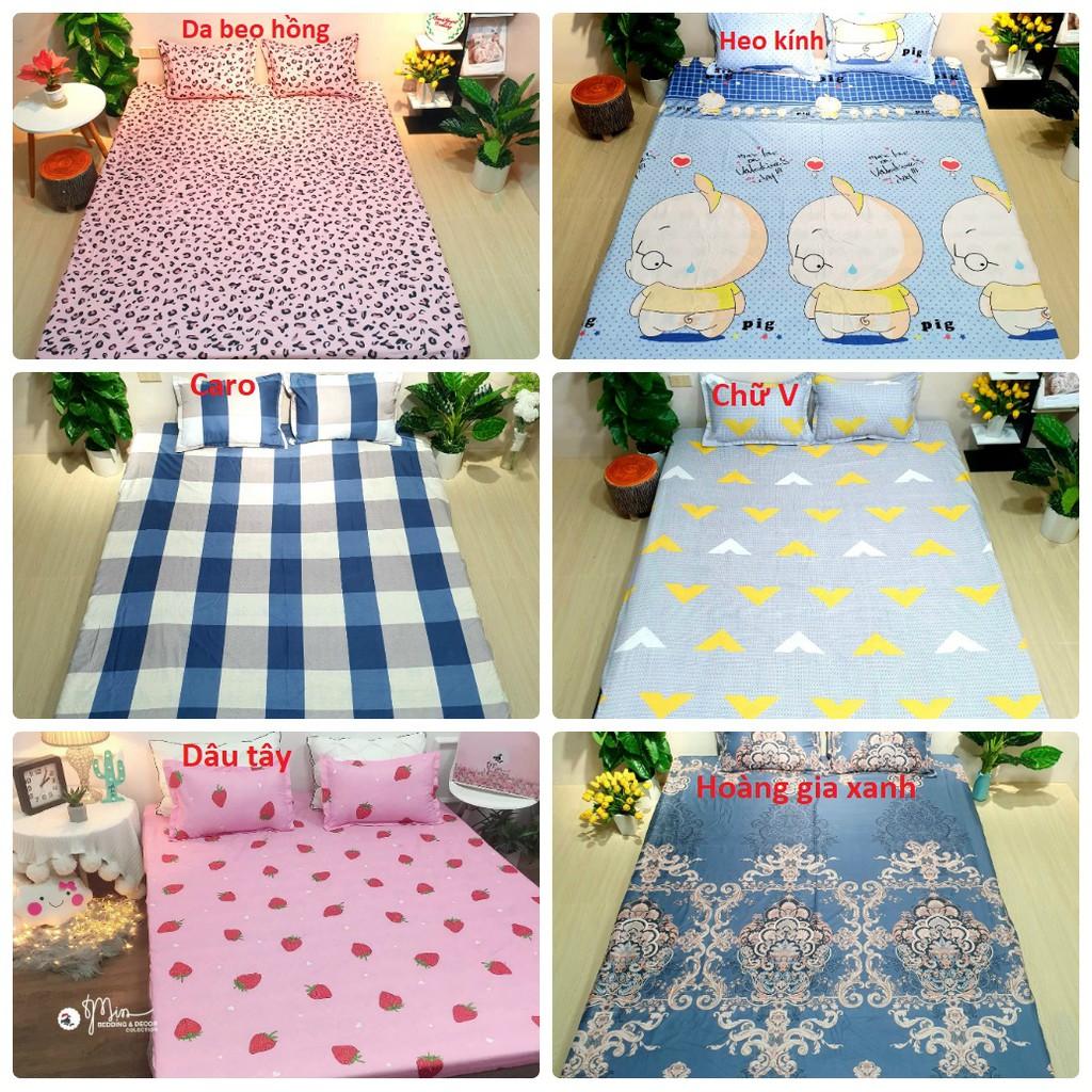 Lẻ = sỉ bộ ga chun cotton poly m6 hoặc m8