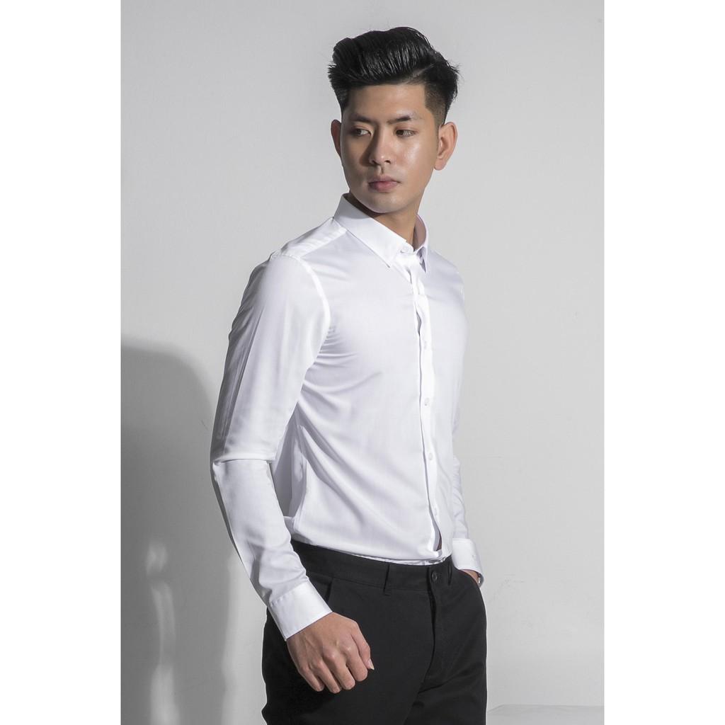 Áo sơ mi nam Aristino ALSR08 Slim fit ôm vừa cơ thể