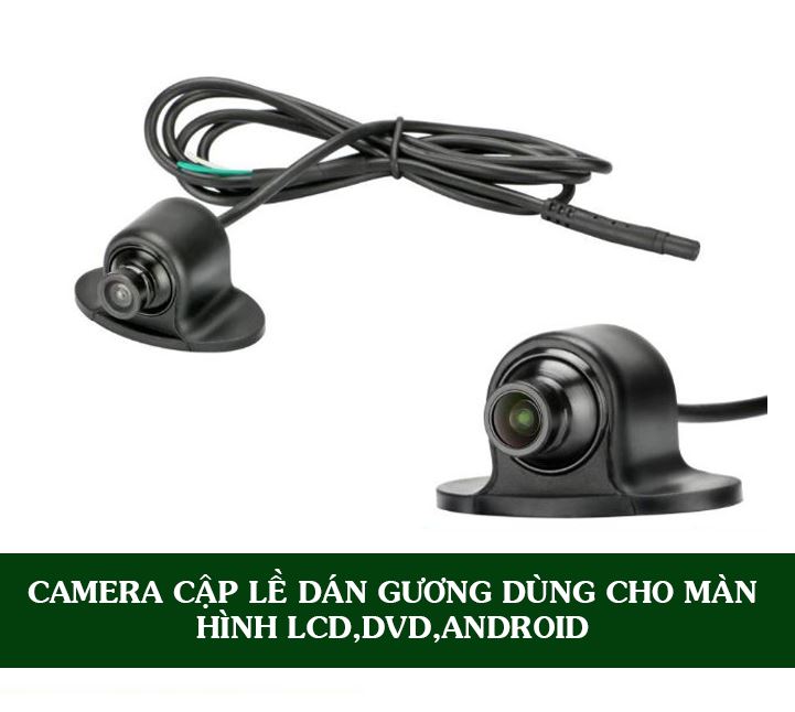 Bộ Camera Cặp Lề Dán Gương 720P Và Màn Hình Taplo 5 Inch