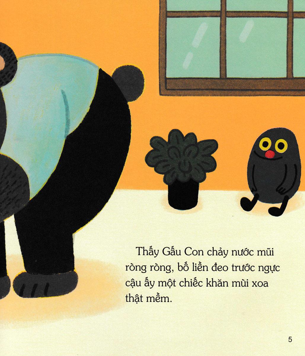 Sách - Gấu Con Tinh Nghịch - Sự Đồng Cảm - Gấu Con Bị Cảm (Tái Bản 2024)