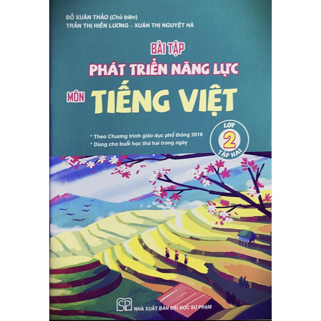 Sách - Bài tập phát triển năng lực môn Tiếng việt lớp 2 tập 2