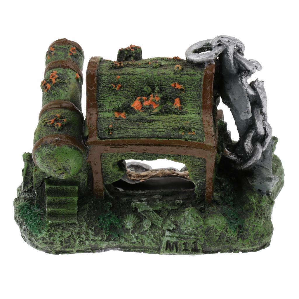 Aquarium Terrarium Landscaping Decor Reptiles Habitat Resin Ornament