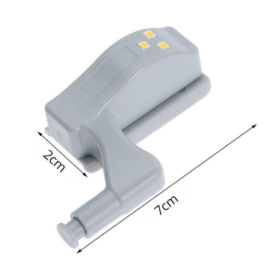 Đèn 3 Led Gắn Bản Lề Tủ Quần Áo, Ngăn Kéo Kèm Pin