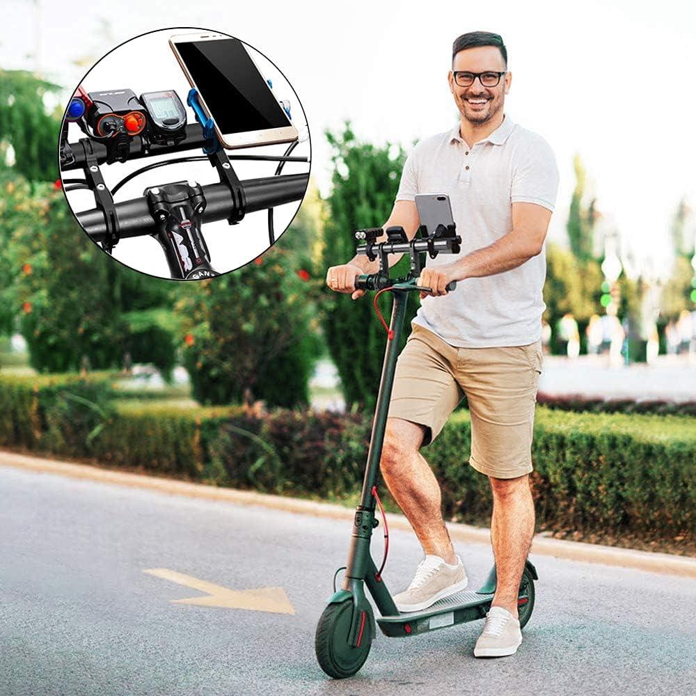 Mở rộng tay lái xe đạp, mở rộng gấp đôi tay lái xe đạp Aluminum, tay lái cho bộ đếm tốc độ GPS của đèn