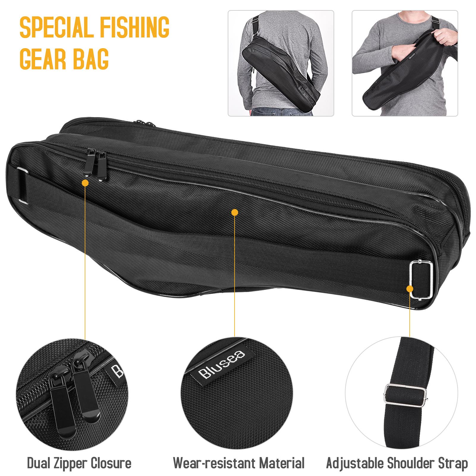Cần câu bằng sợi carbon với bộ combo cuộn dây Mồi câu Jig Hooks Fishing Carrier Bag