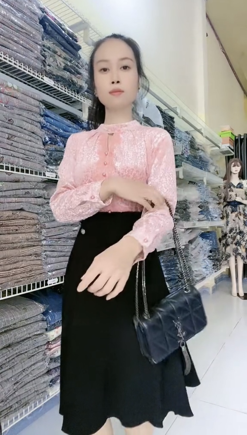 Đầm liền eo cao tựa set áo sơ vin chân váy Myqlothing