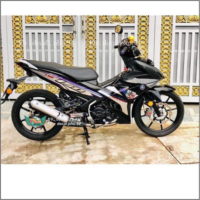 Tem Rời Exciter 150 Y15ZR Bạc đen