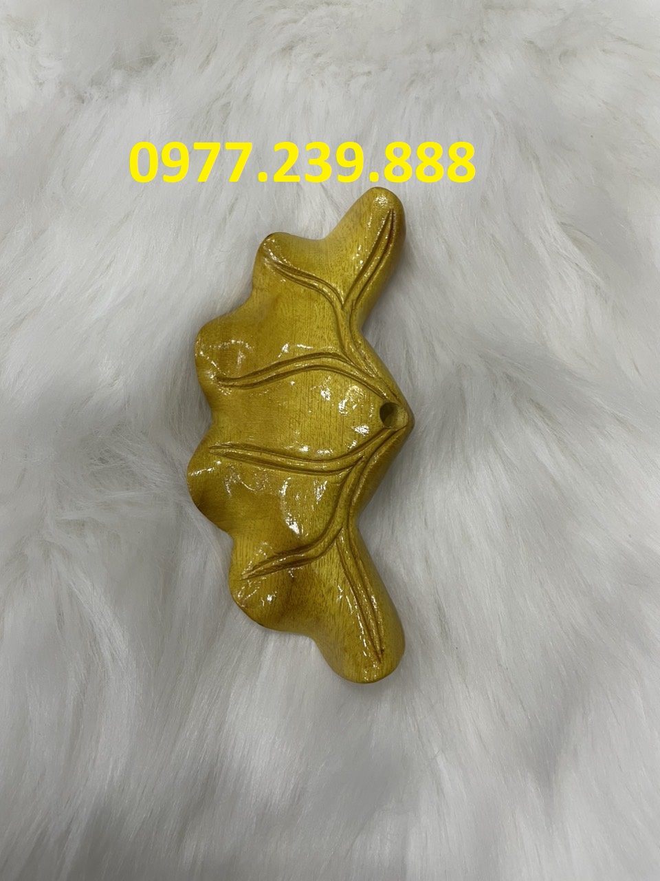 Lá gập hoa sen gỗ mít
