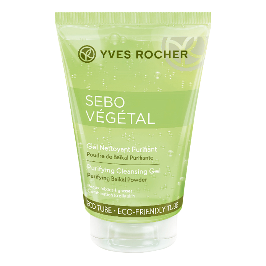Sữa Rửa Mặt Dưỡng Ẩm Yves Rocher Sebo Vegetal Purifying Cleansing Gel 125ml
