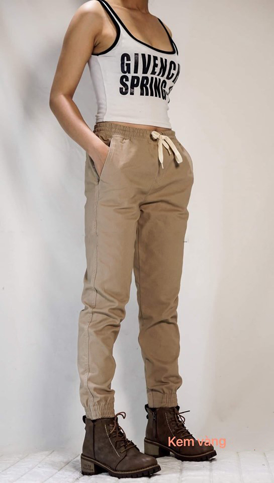 QUẦN JOGGER KAKI TRƠN NỮ PHONG CÁCH KHD01