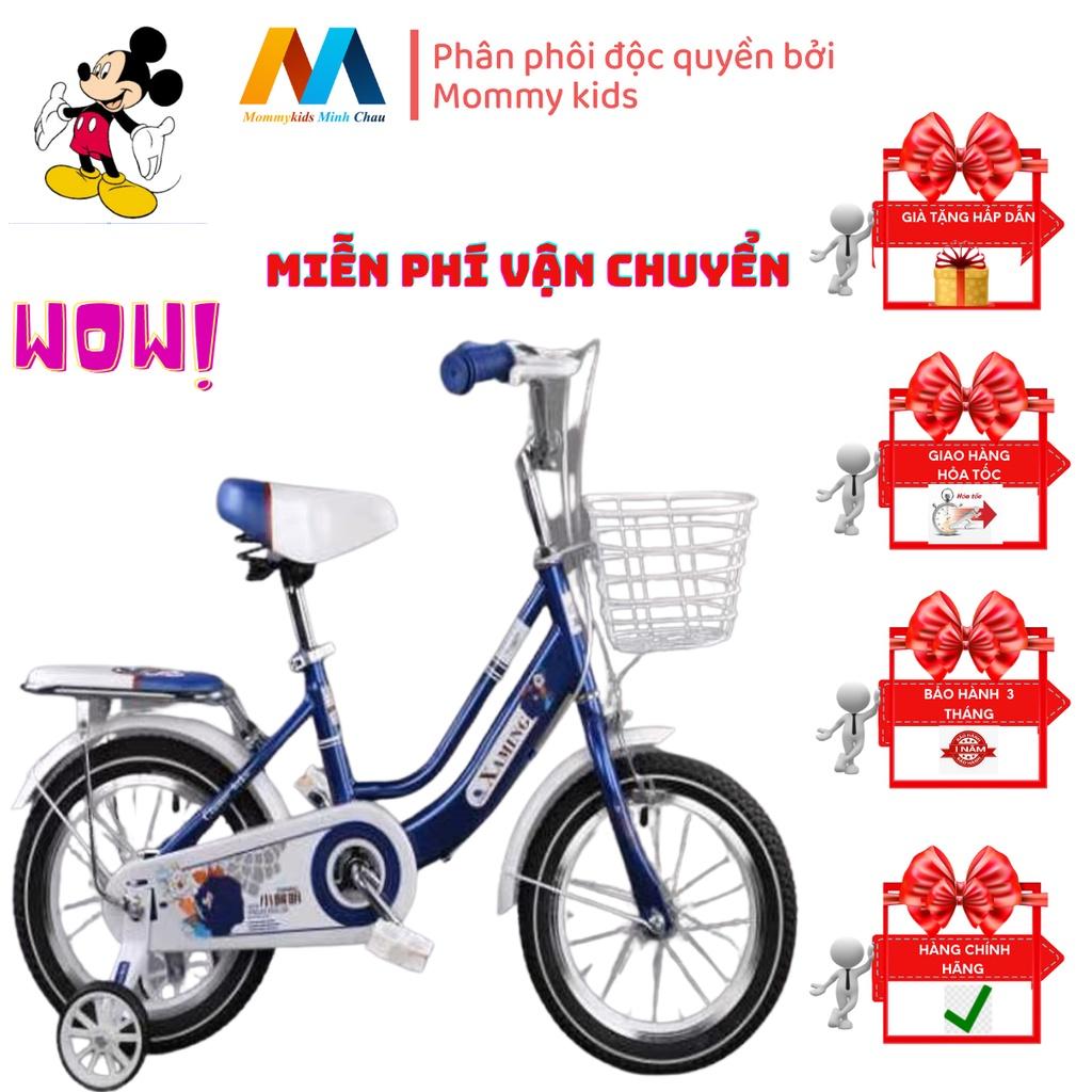 Xe đạp trẻ em Mommykids Minh Châu kiểu dáng KHUNG NỮ Xaming size 12/14/16/18/20