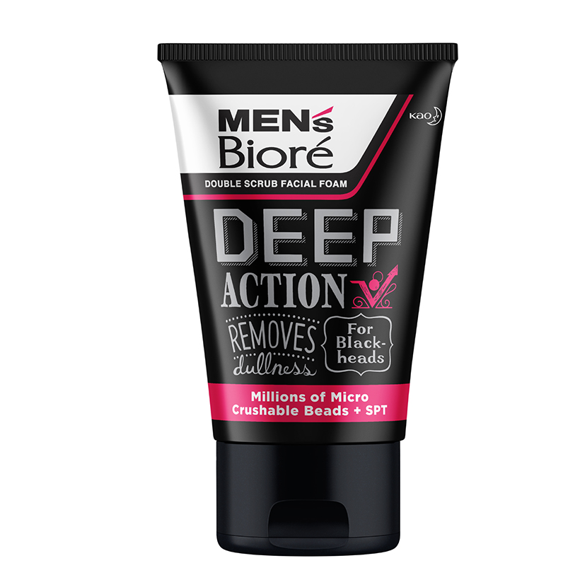Sữa Rửa Mặt Men Biore Hạt Tác Động Kép Sạch Sâu 100g