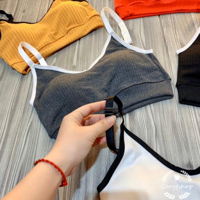 Áo bra viền siêu hót có mút ngực - mua hoa đơn trên 300k nhận 1 phần quà nhỏ từ shop CAROTSHOP