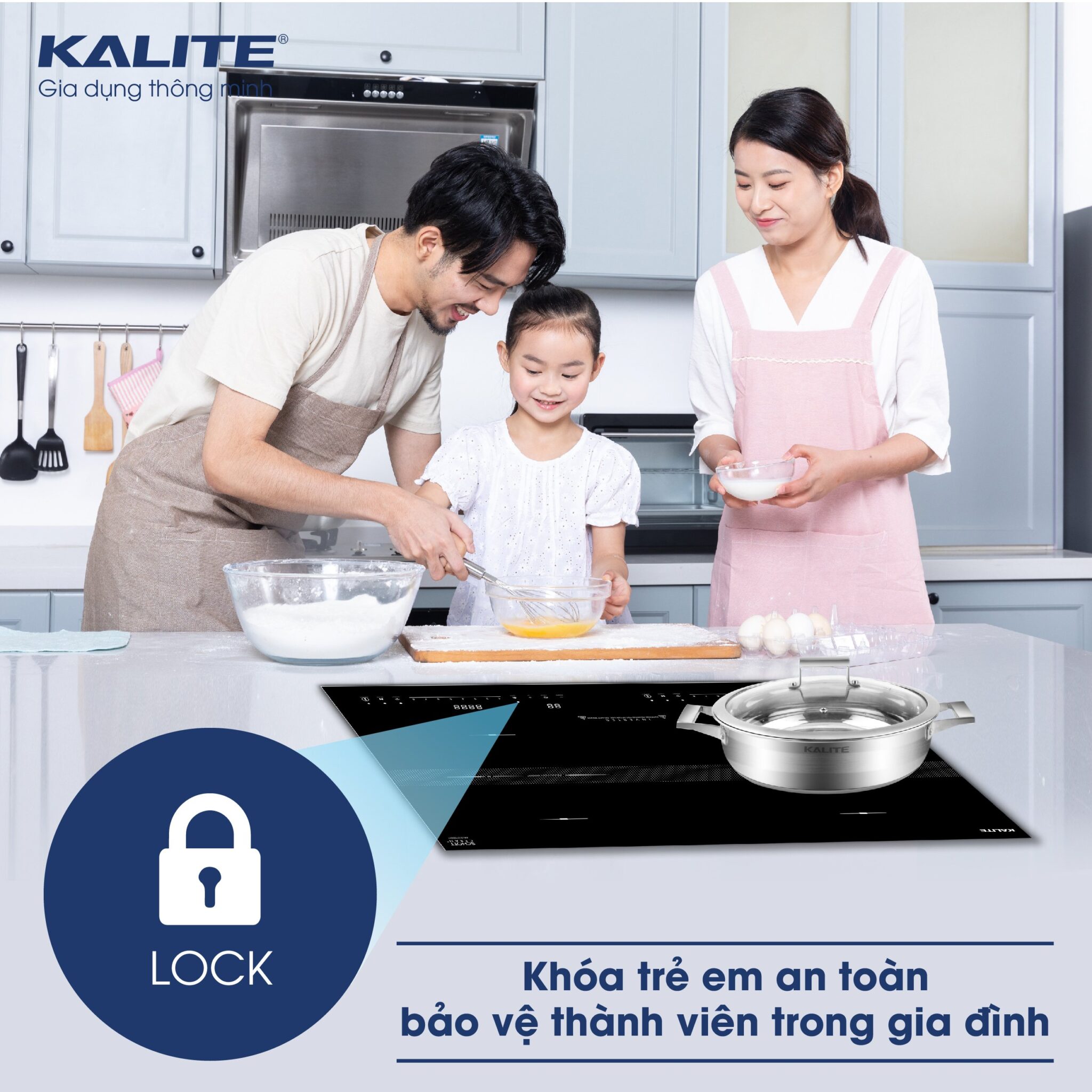 Bếp Từ Đôi Inventer KALITE KL3900 Công Suất 4400W - Hàng Chính Hãng