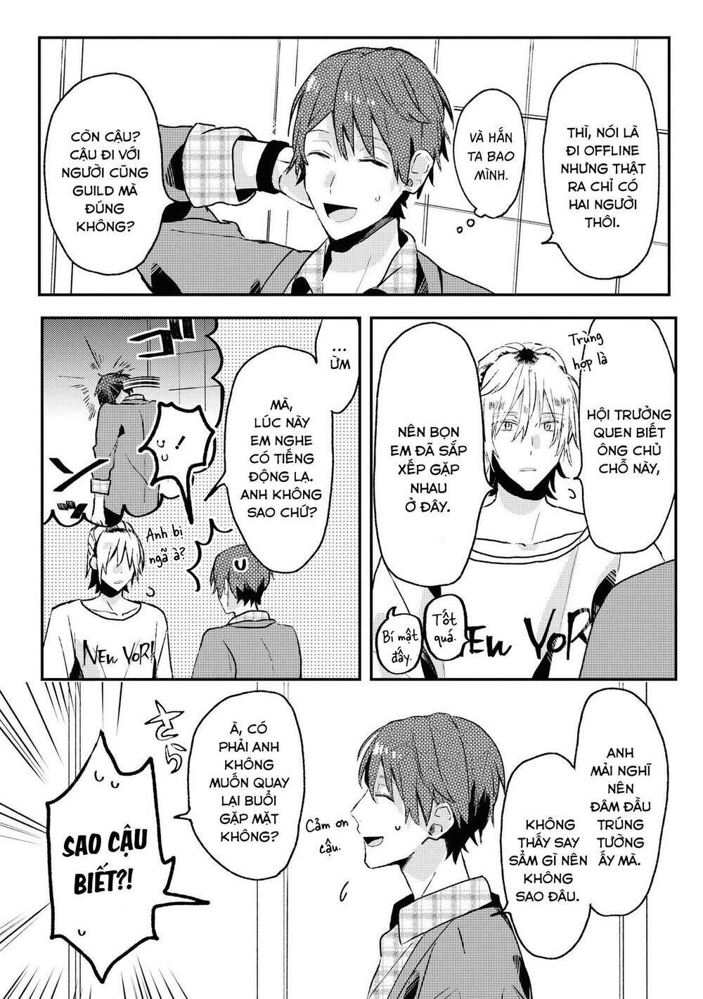 đồng đội game online, té là ngài sếp khó tính chapter 9 8