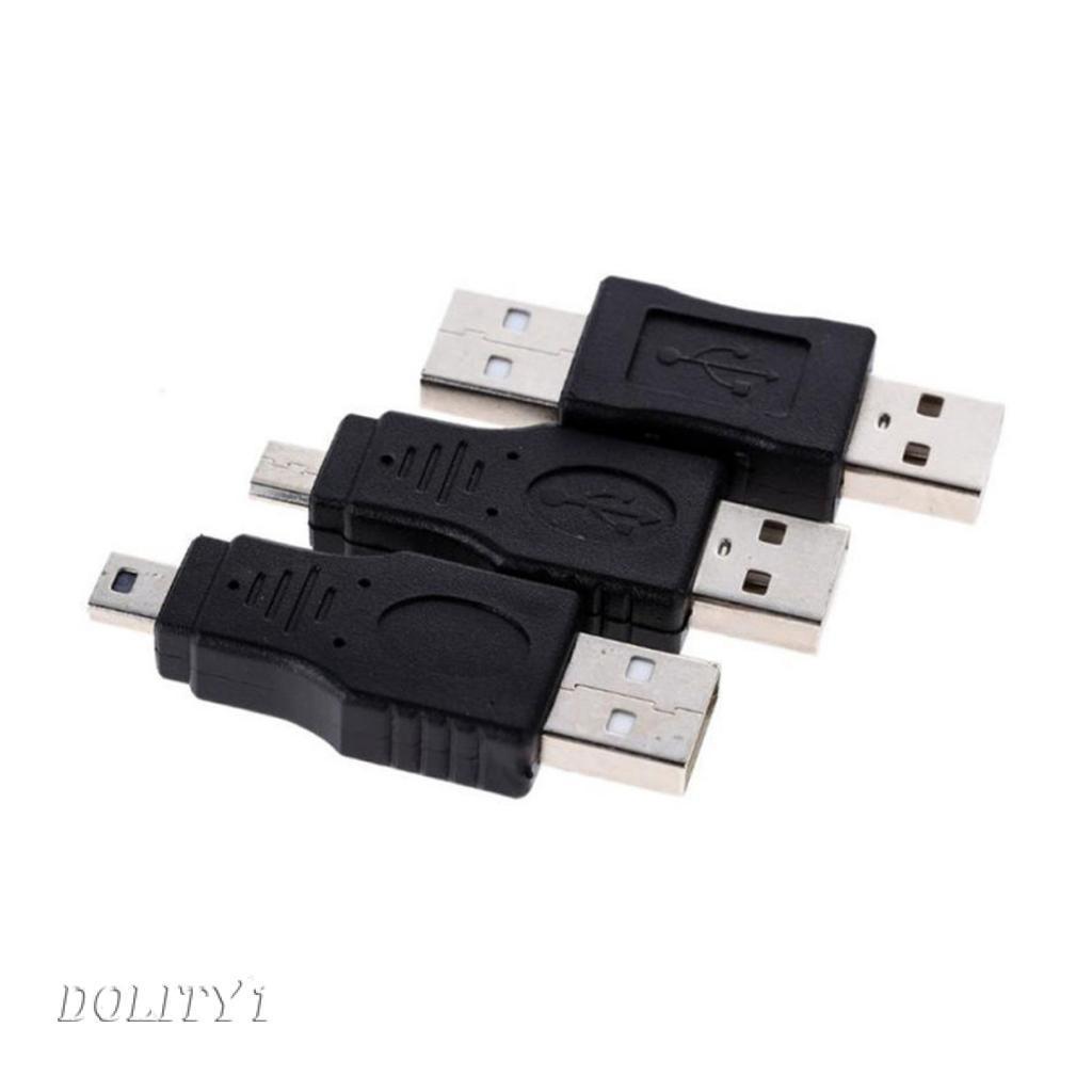 12 bộ chuyển đổi OTG USB 2.0 A nam sang nữ Micro USB Micro-B Mini-B chất lượng cao