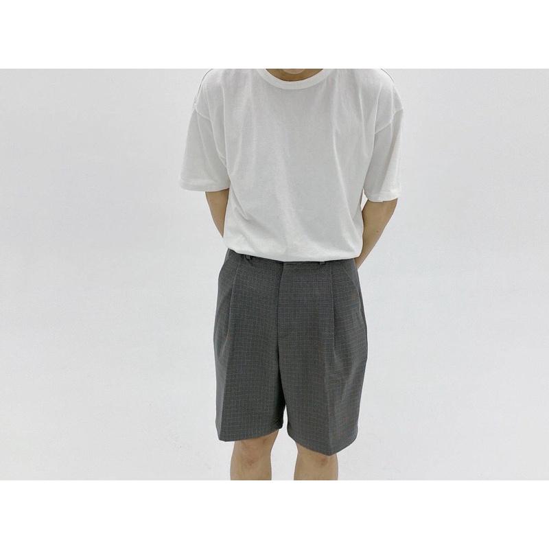 QUẦN SHORT VẢI KẺ ZII