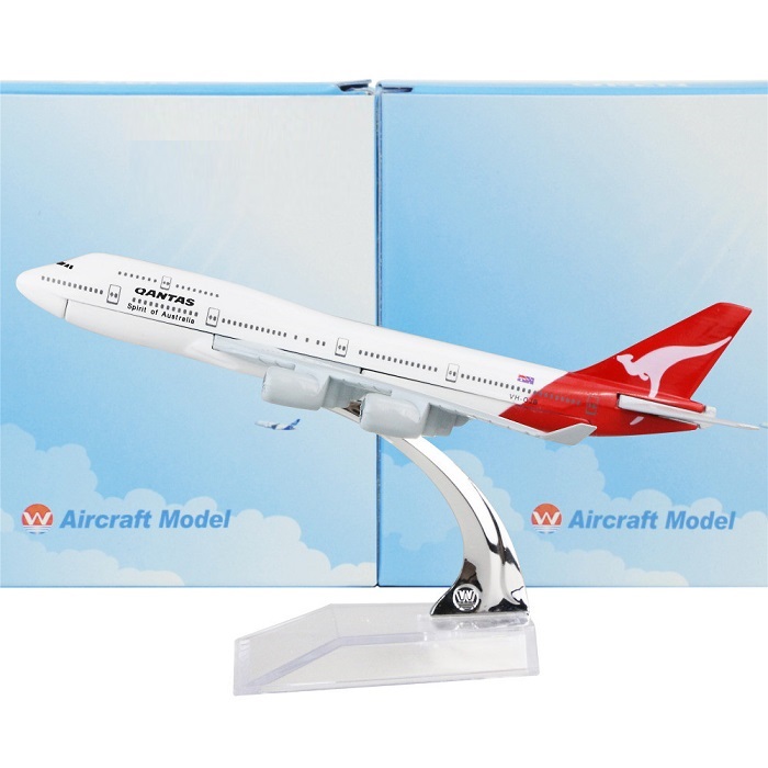 Mô hình máy bay tĩnh B74 Qantas Airways 16cm