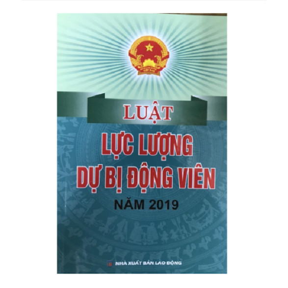 Sách - Luật lực lượng dự bị động viên năm 2019