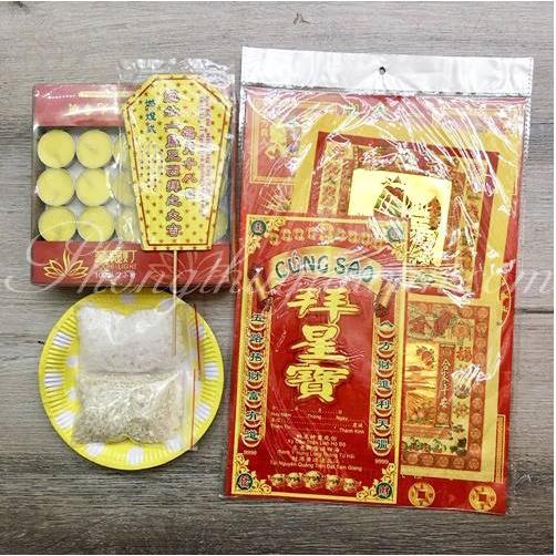 Bài vị, giấy cúng sao Thái Dương