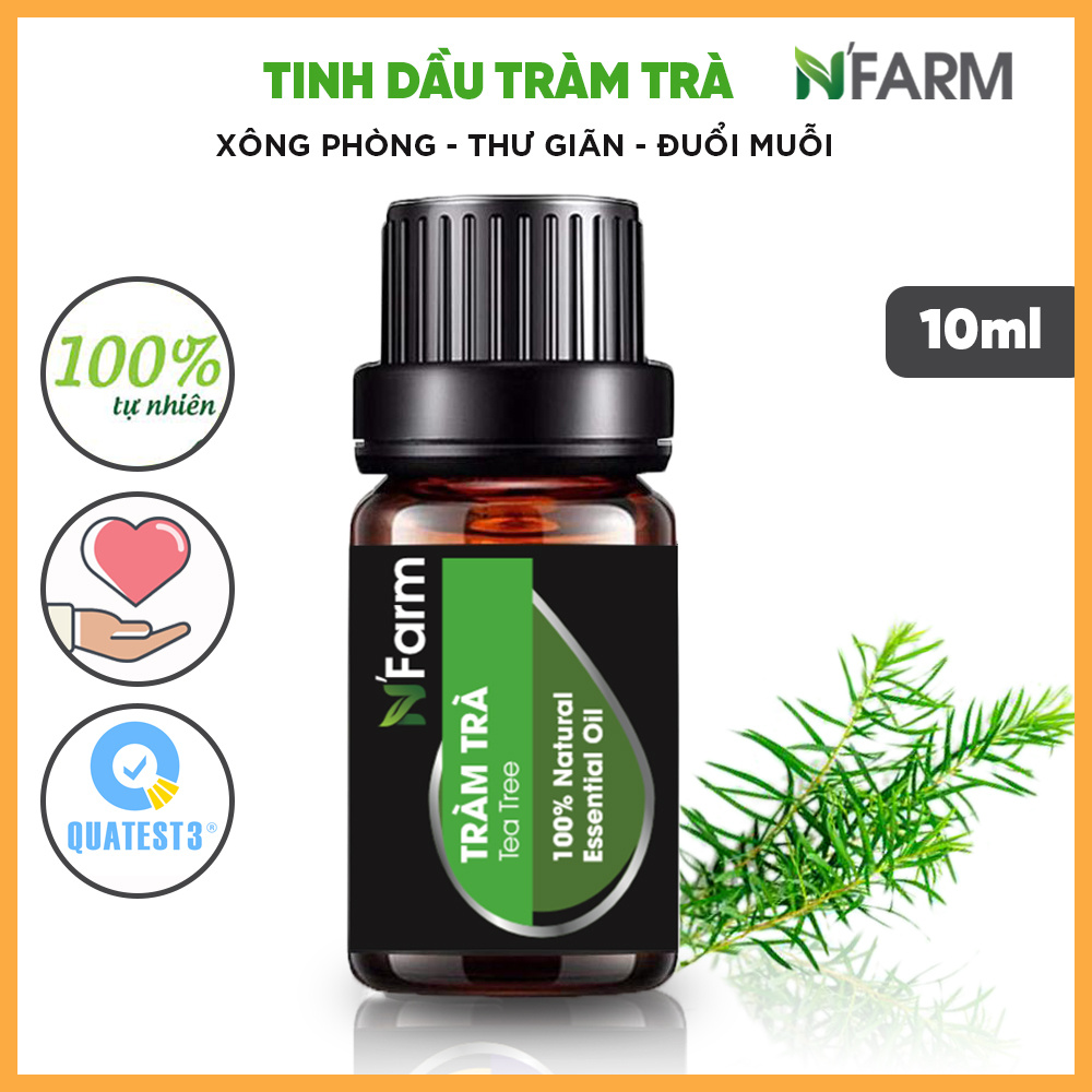 Tinh Dầu Tràm Trà / Tinh Dầu Thiên Nhiên Nguyên Chất N'Farm.