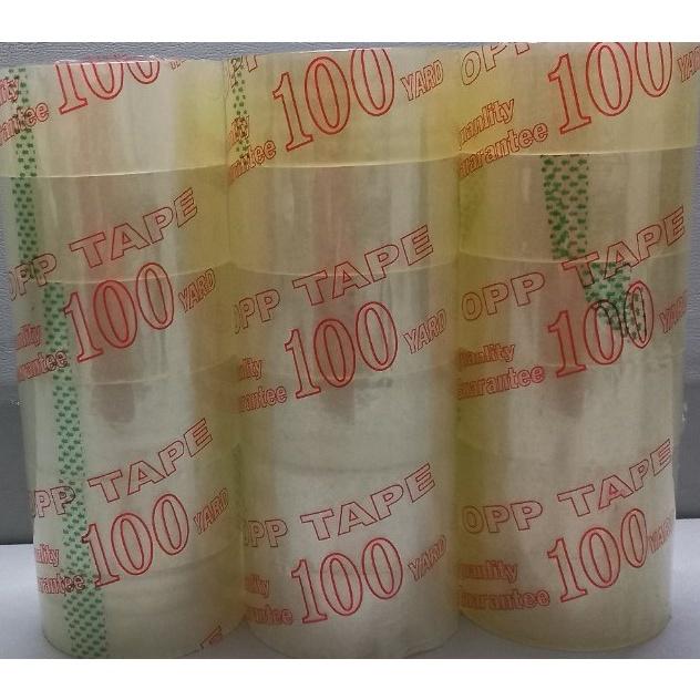 Băng keo trong 100y siêu dính để dán giấy, thùng carton