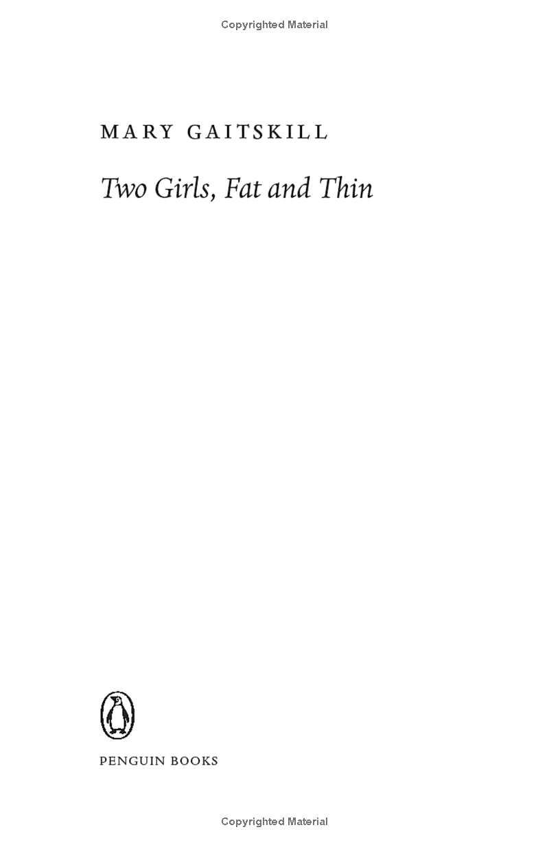 Two Girls, Fat And Thin